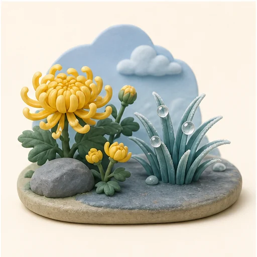 寒露節氣插圖