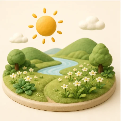夏至節氣插圖